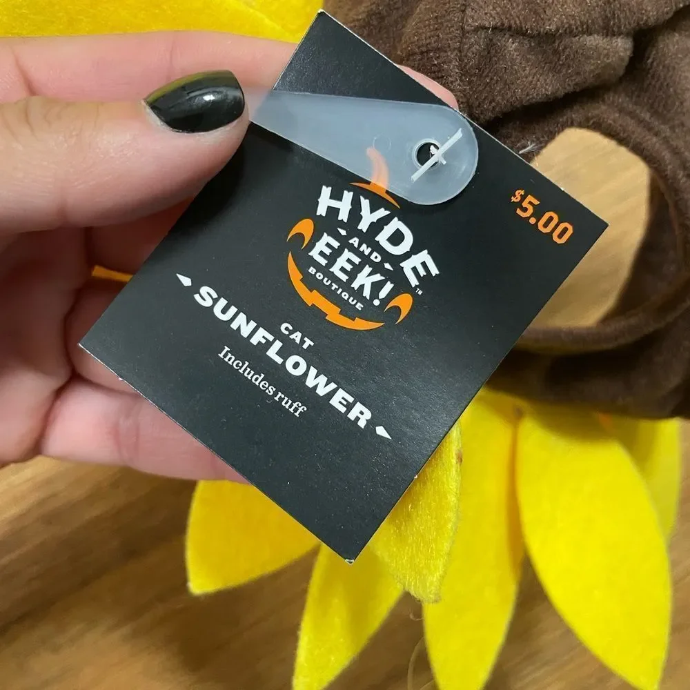 Cat sunflower hat brand new with tags Halloween costume @@@